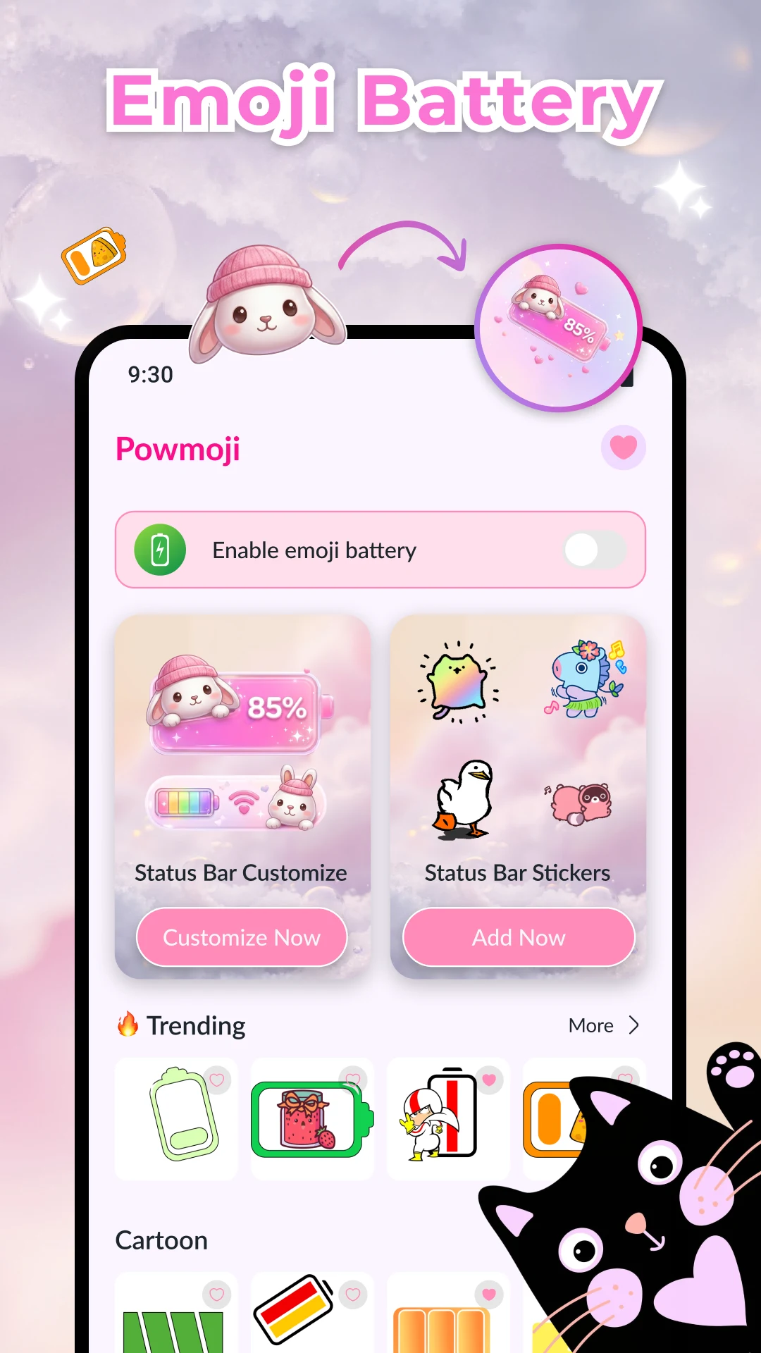 Powmoji: Battery Emoji Widget screenshot