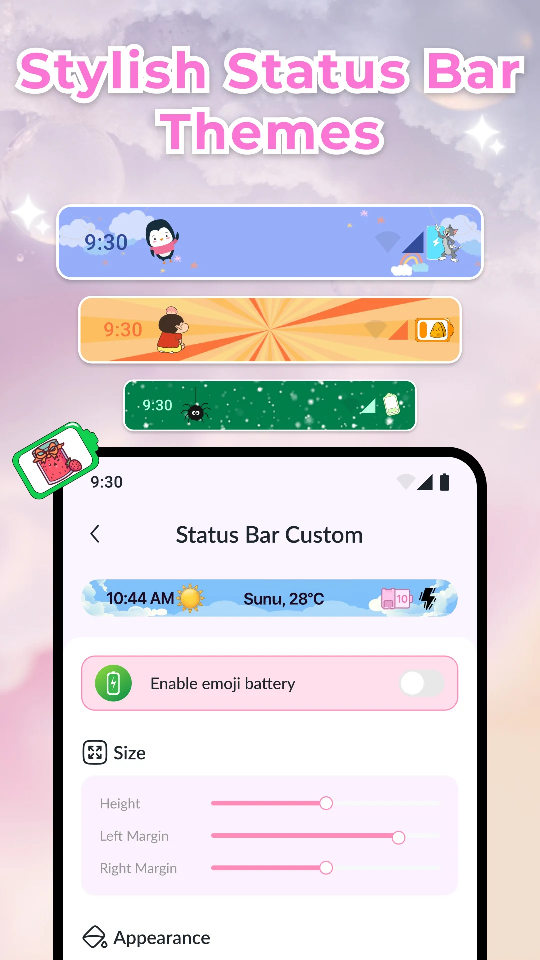 Powmoji: Battery Emoji Widget screenshot